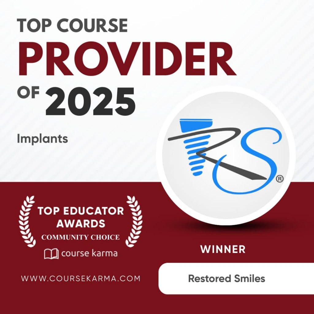top course provider 2025 restored smiles